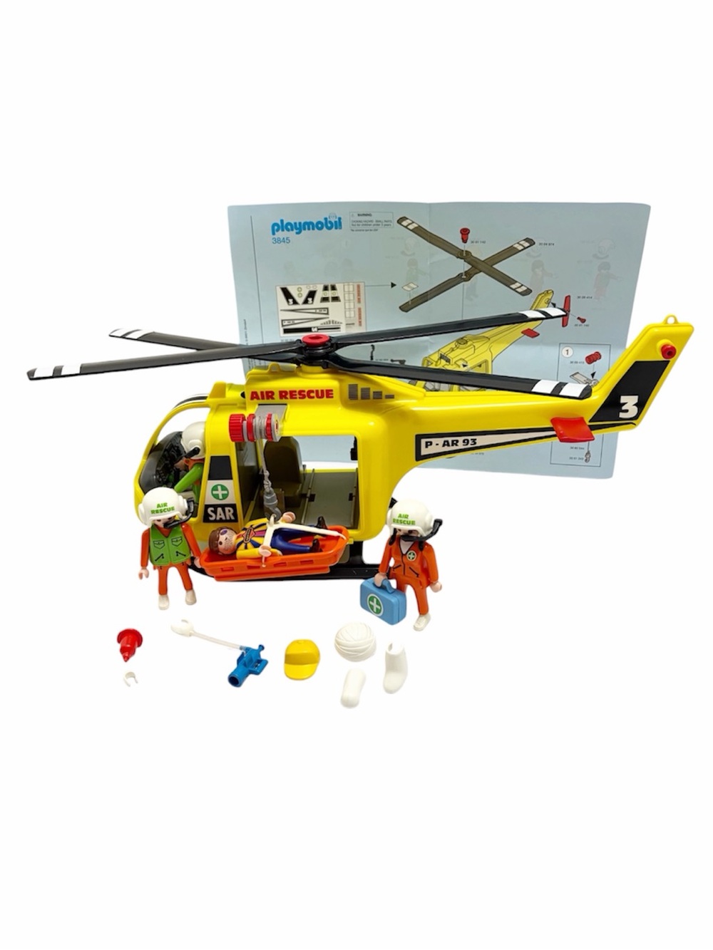 playmobil | Vintage Air Rescue 3 Emergency Rescue Helicopter
